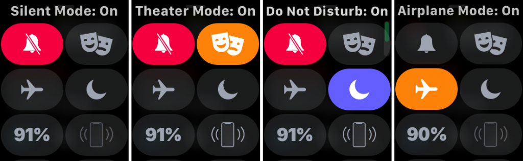 Apple Watch settings