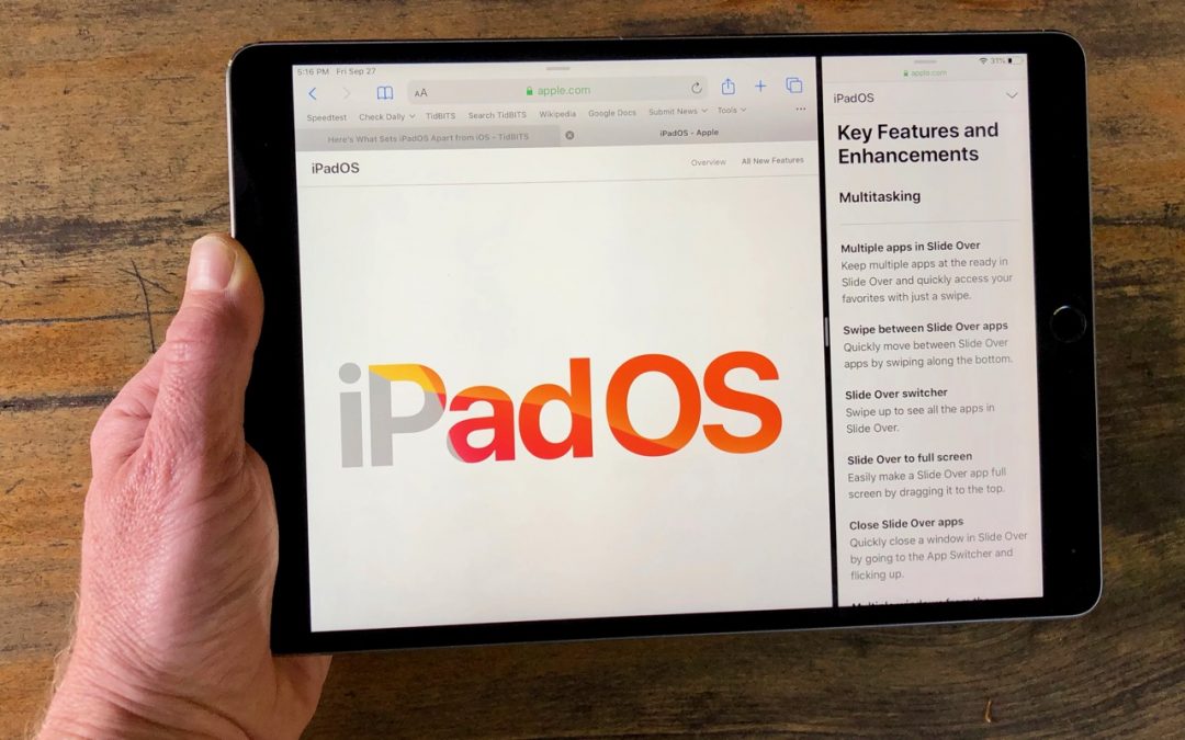 Multitasking in iPadOS 13