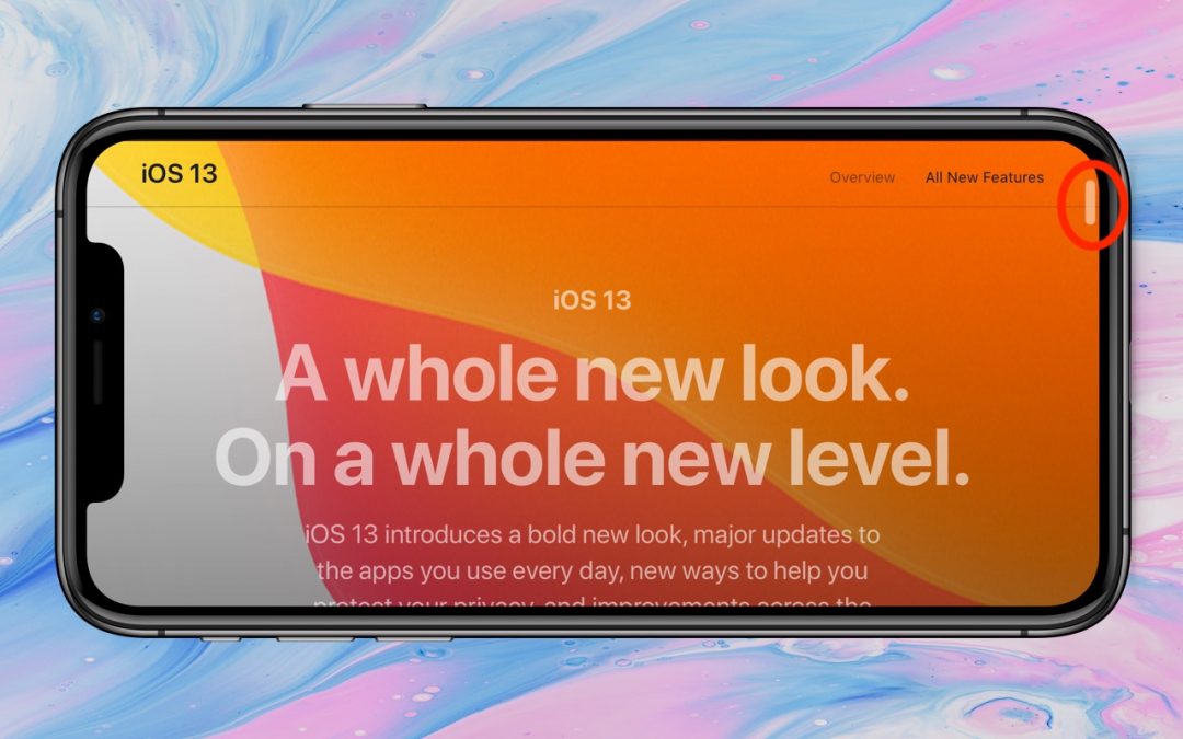 Did You Know You Can Drag the Scroll Bar in iOS 13?