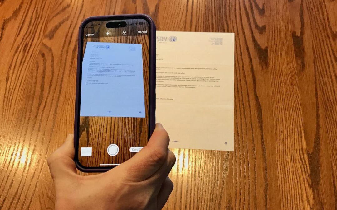 Scan Documents Using Your iPhone or iPad